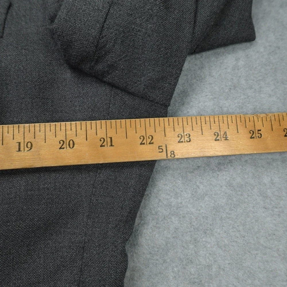Suitsupply Jacket 46R Gray La Spalla Wool Double Breasted Blazer Lanificio Rogna